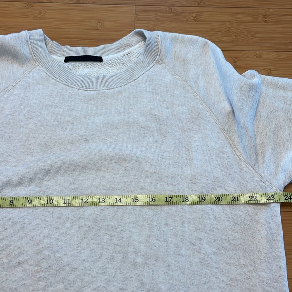 JENNI KAYNE Saturday Sweatshirt Sz XL Oatmeal French Terry Crewneck Long Sleeve - Picture 12 of 14